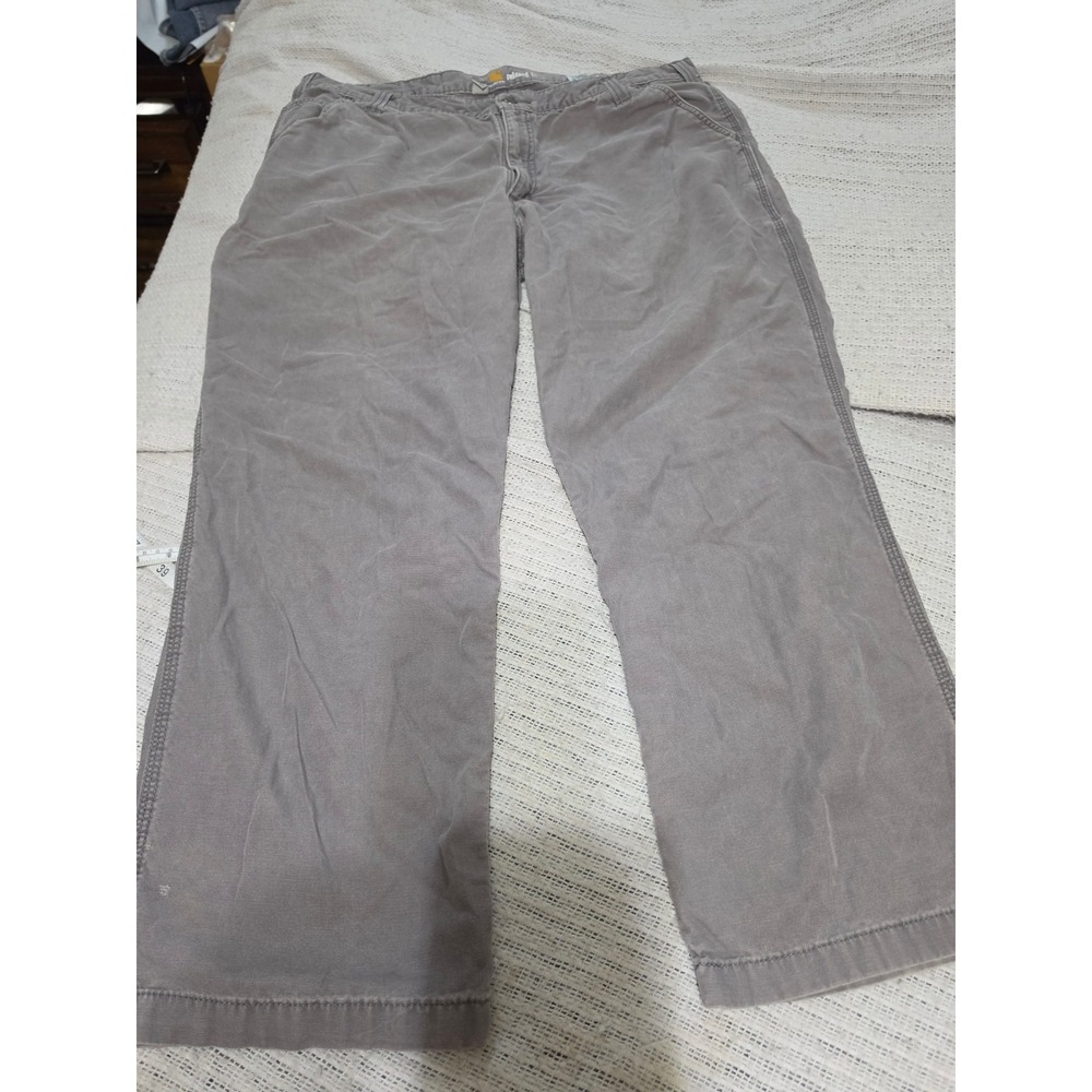 Carhartt Relaxed Fit Rugged Flex Gray Work Pants 102291-039 Mens 42x30